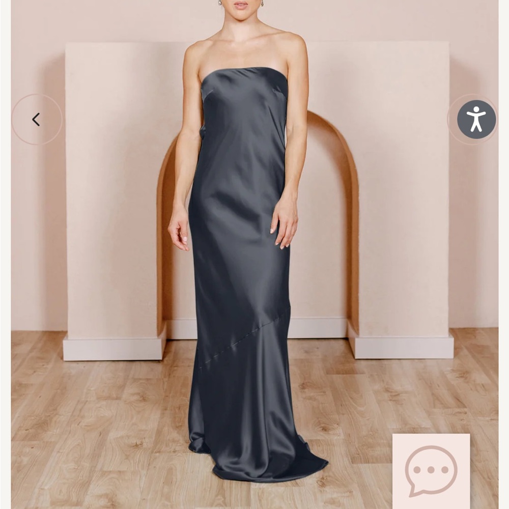Revelry Leo Satin Dress